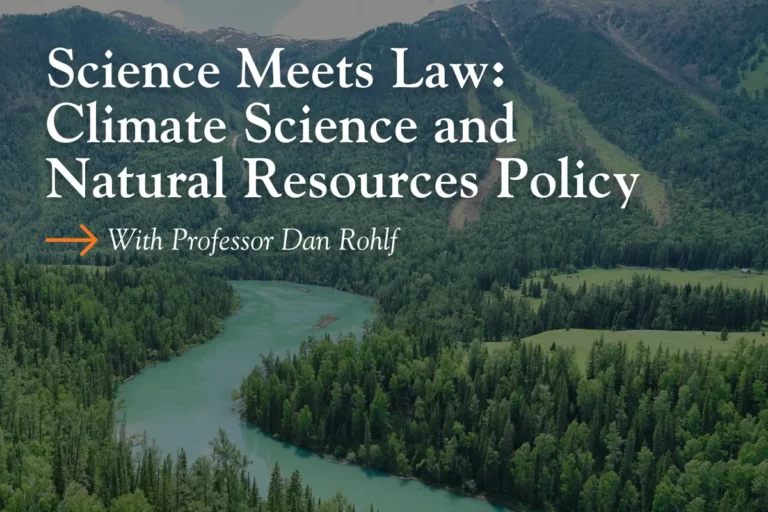 Science Meets Law Webinar