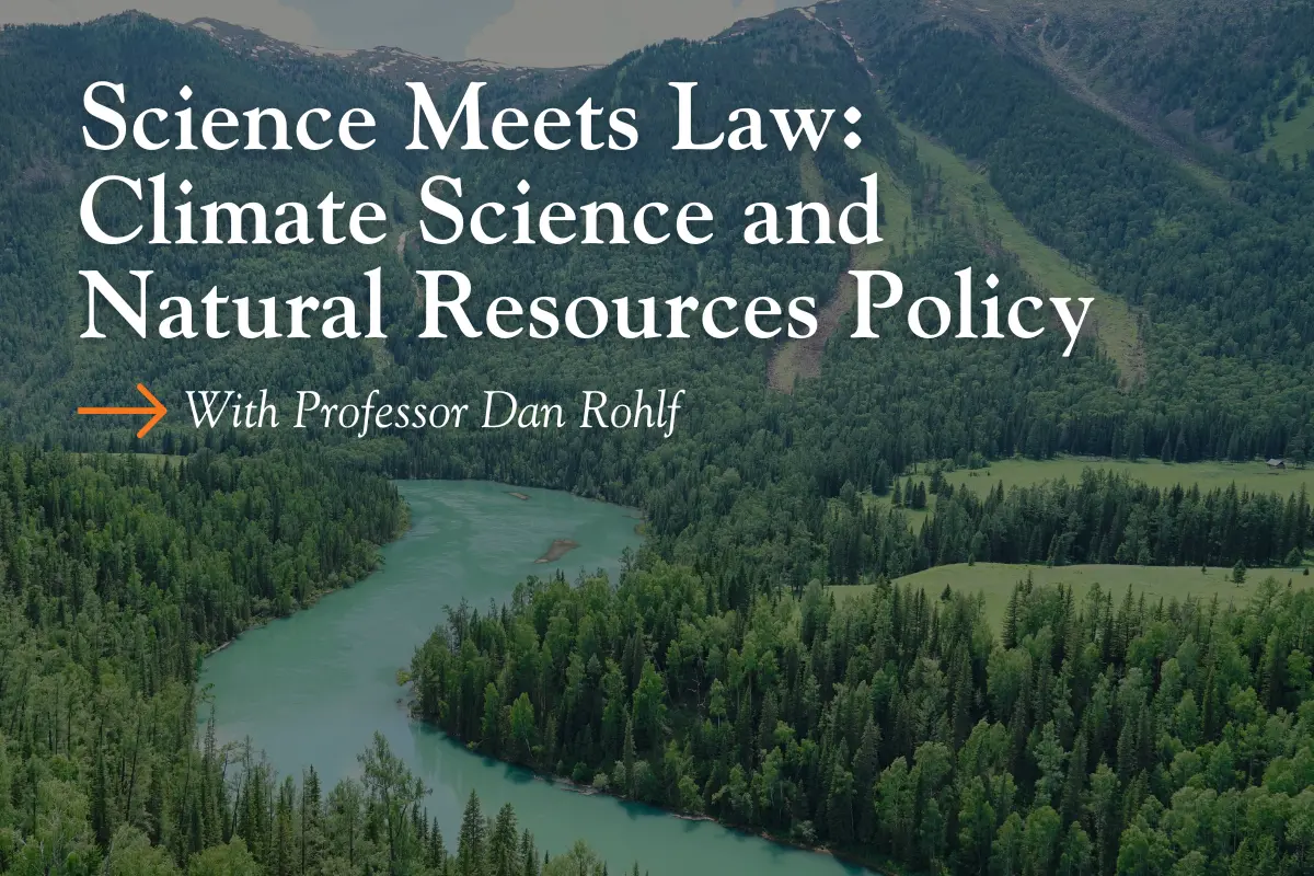 Science Meets Law Webinar