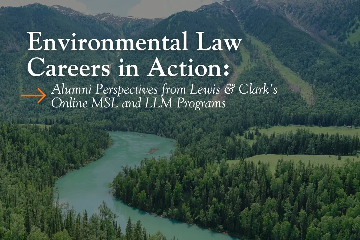 Environmental law careers in action webinar